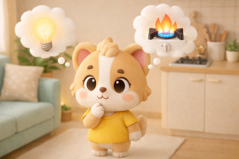 電気とガスをまとめるという考え方の基本