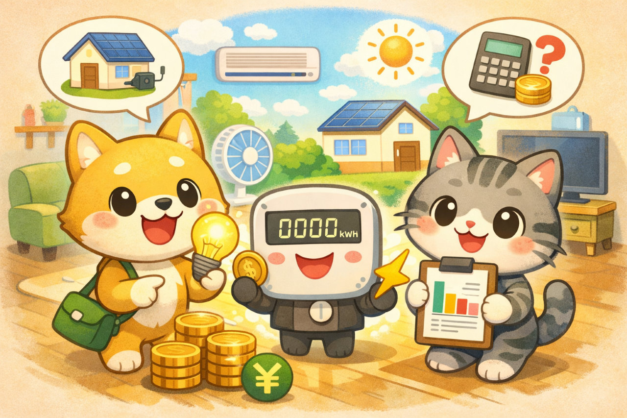 タダ電の電気料金はどうなる？仕組みと利用イメージをやさしく解説！